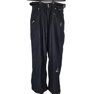 Ride Snowboards Black Ski Snow Cell 5 Series 28 x 28 Unisex Waterproof Pants